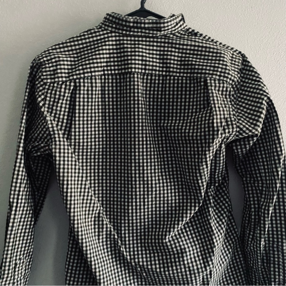 Goodthreads black checkered plaid button down shi… - image 7